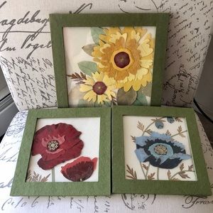 Beautiful Flower/Leaf Pressed Wall Decor